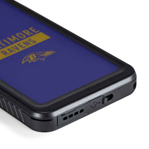 NFL Baltimore Ravens Purple Performance Series Galaxy S24 Plus Waterproof Case